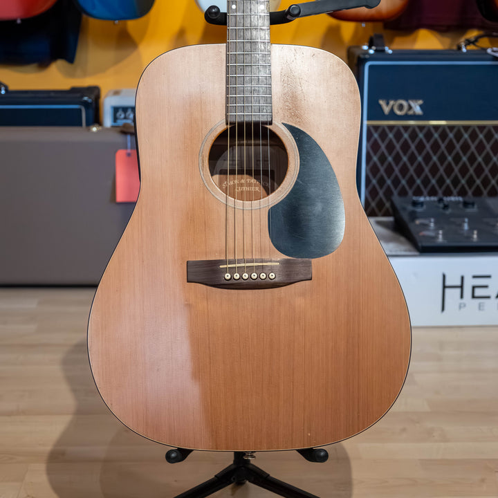 Simon & Patrick - 6 Cedar Dreadnaught Acoustic - Electric  w/ Hard Shell Case - (1995) - USED