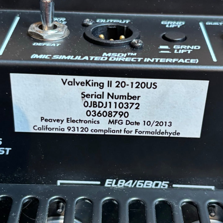 Peavey - Valve King VK-20 Dual Channel 1x12" Tube Combo (20 Watts - 2013) - USED