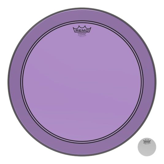 Remo P3-1318-CT-PU Bass, POWERSTROKE 3, COLORTONE, 18" Diameter, Purple
