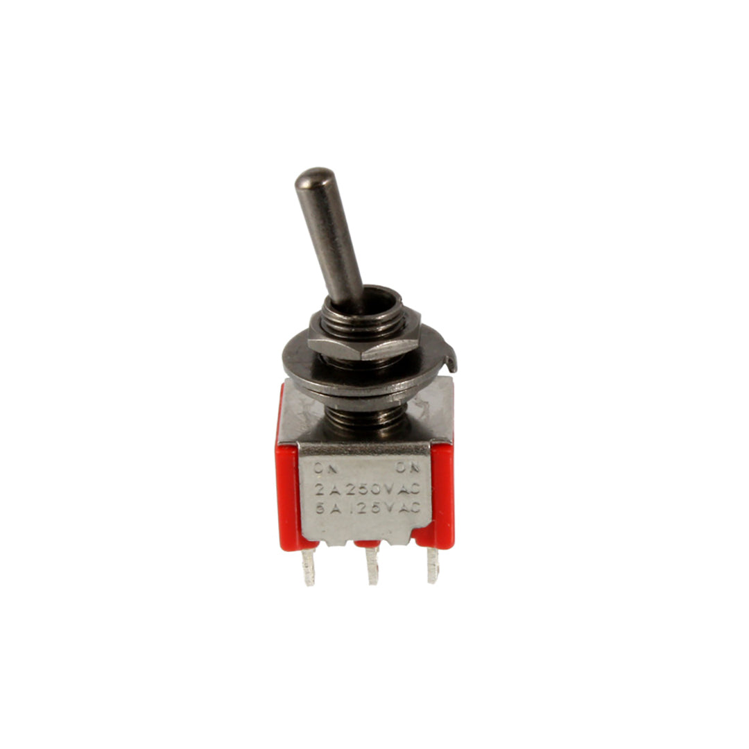 Allparts EP-4181 On-On Round Bat Mini Switch Chrome