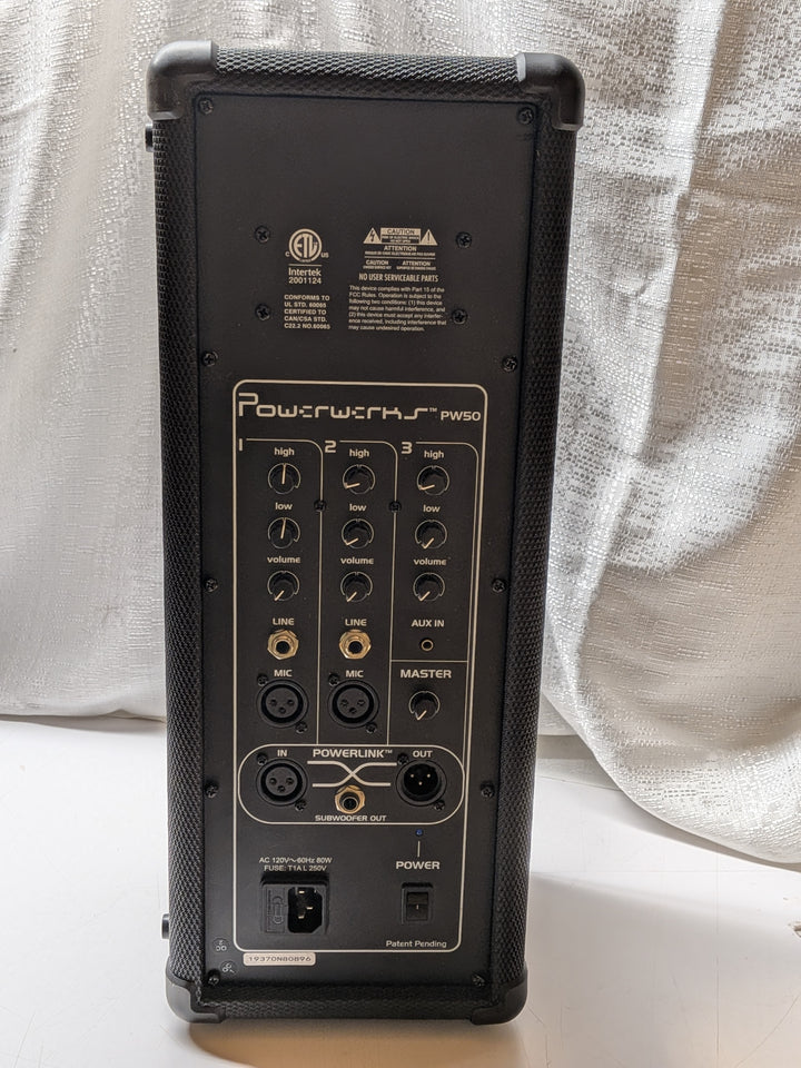 Powerwerks PW50BT 50w Powered Speaker w/ Bluetooth