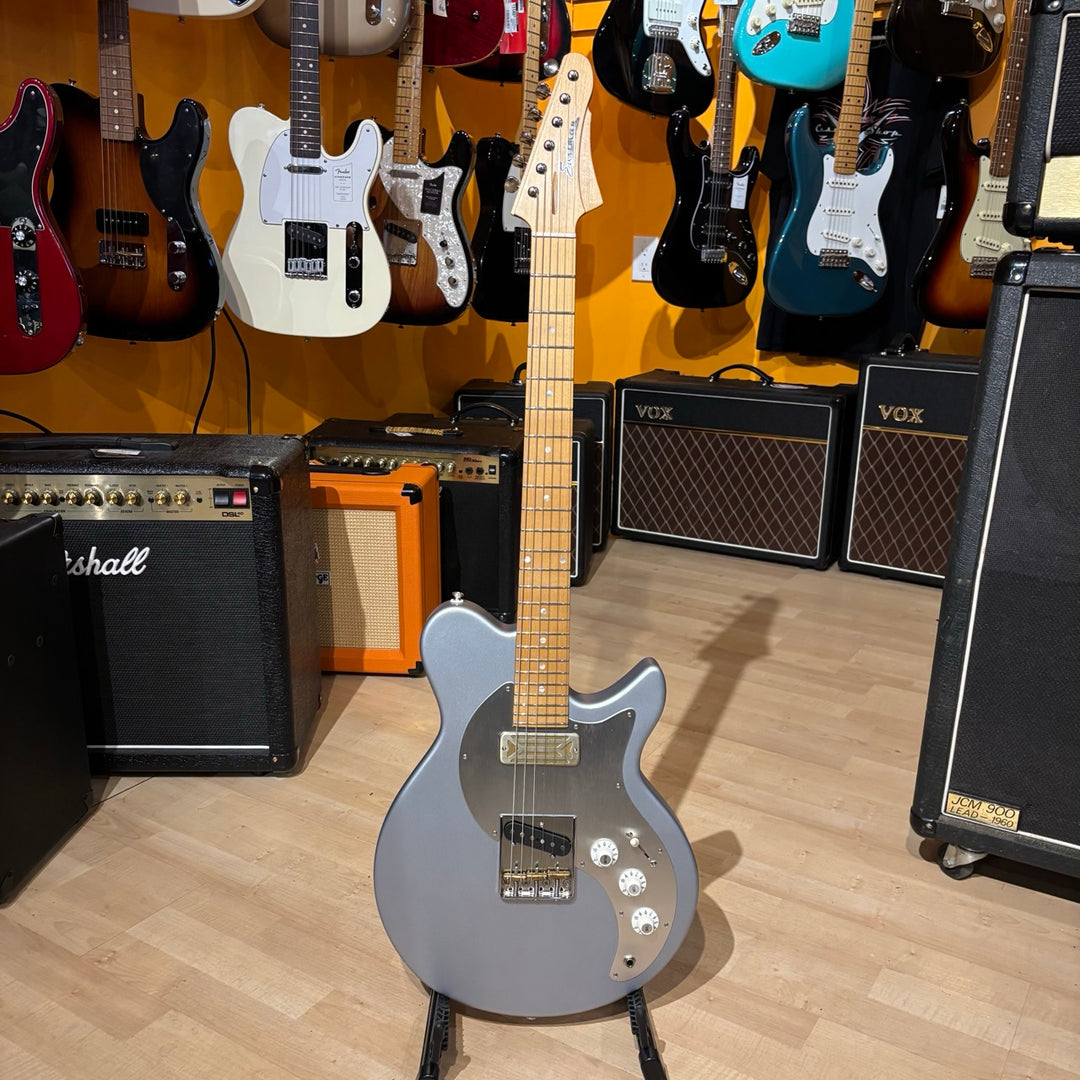 Eastman FT-SC'52-IBM FullerTone Series Electric Guitar (Ice Blue Metallic) w/ Deluxe Gig Bag