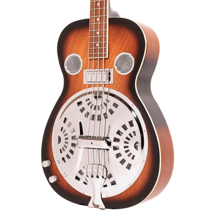 Gold Tone Paul Beard Resonator Bass Guitar with Case - Left-Handed