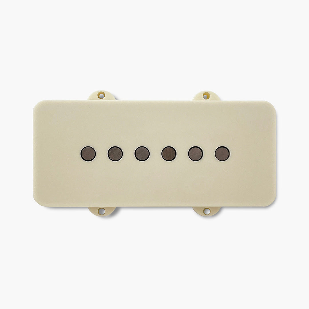 Allparts RZR-10100 Razor® Mangetsu Full Moon Bridge Pickup For Jazzmaster® - Aged White