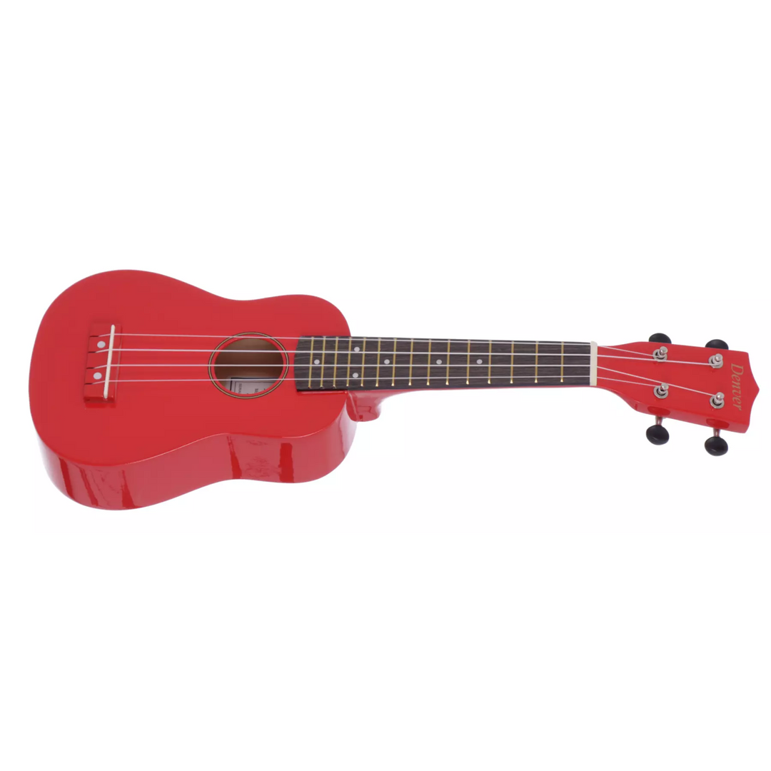 Denver DUKE-RED Soprano Ukulele - Red
