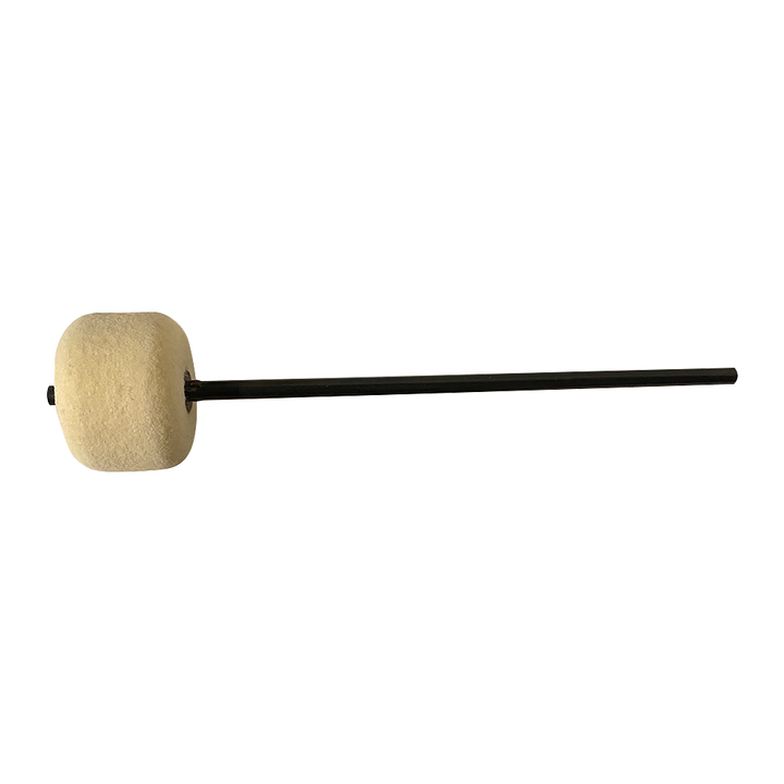 Danmar Classic 206 Classic Bass Drum Beater - White Felt/Black Shaft