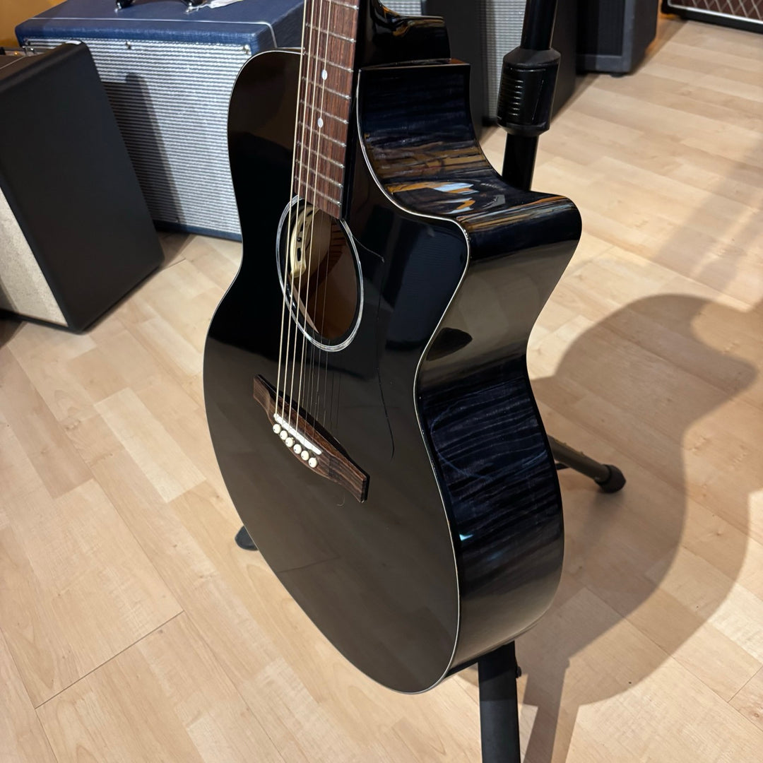 Eastman - PCH3-GACE- Grand Auditorium "Translucent Black" w/ Eastman DLX Bag(2023) - USED