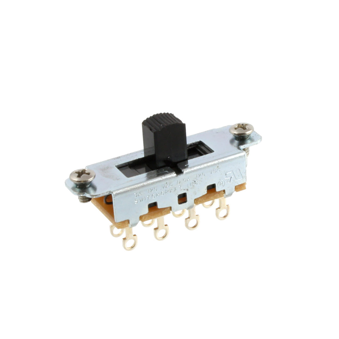 Allparts EP-0261 Switchcraft® On-Off-On Slide Switch for Mustang® Black knob