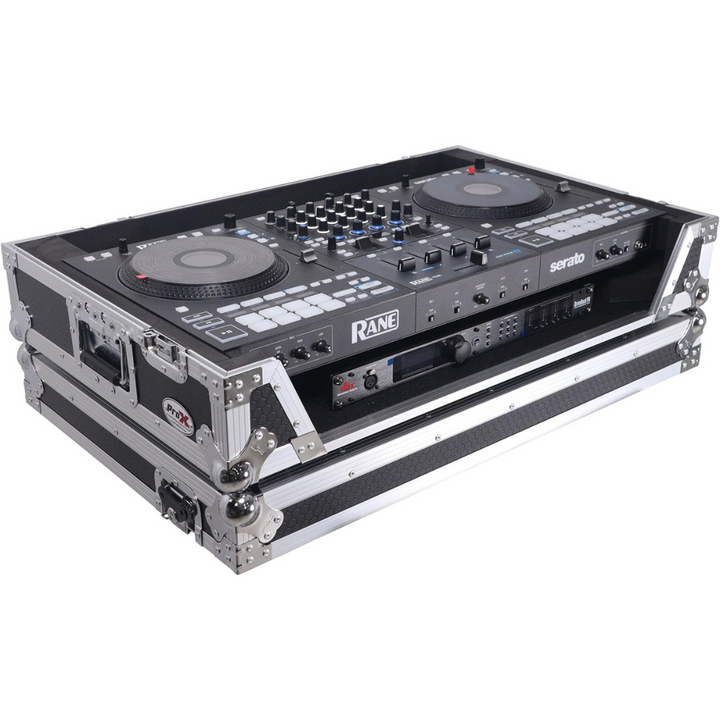 ProX XS-RANEFOUR W ATA Flight Style Road Case For RANE Four DJ Controller w/ 1U Rack Space & Wheels
