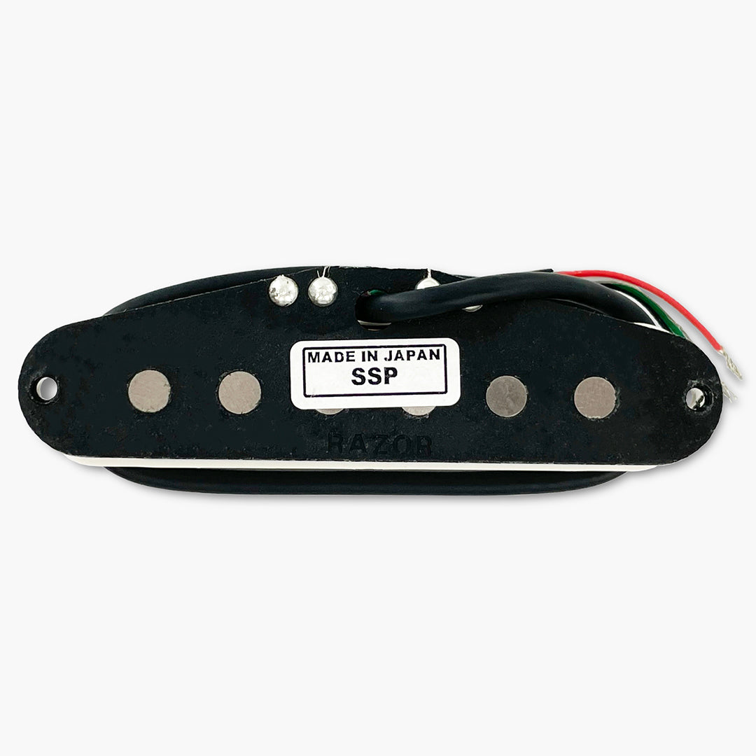 Allparts RZR-10050 Razor® Hihō Hidden Gem Single-Space Stacked Humbucking Pickup For Stratocaster® - White