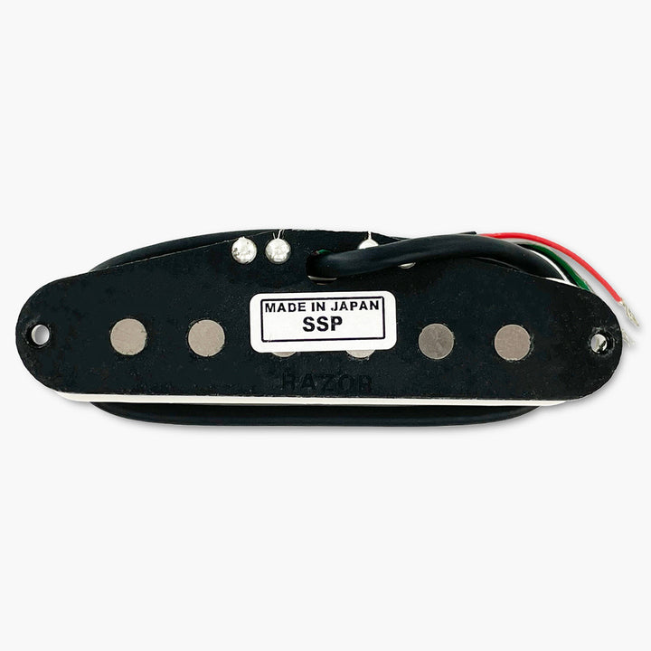 Allparts RZR-10050 Razor® Hihō Hidden Gem Single-Space Stacked Humbucking Pickup For Stratocaster® - White