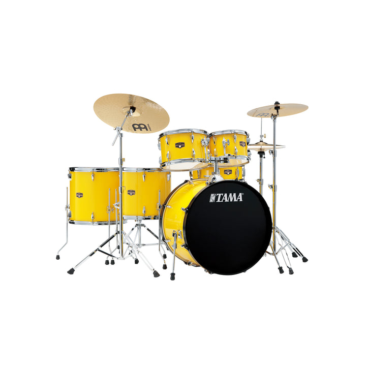 Tama IE62CELY Imperialstar 6-piece Complete Kit with Hardware (22,10,12,14,16,SD) - Electric Yellow