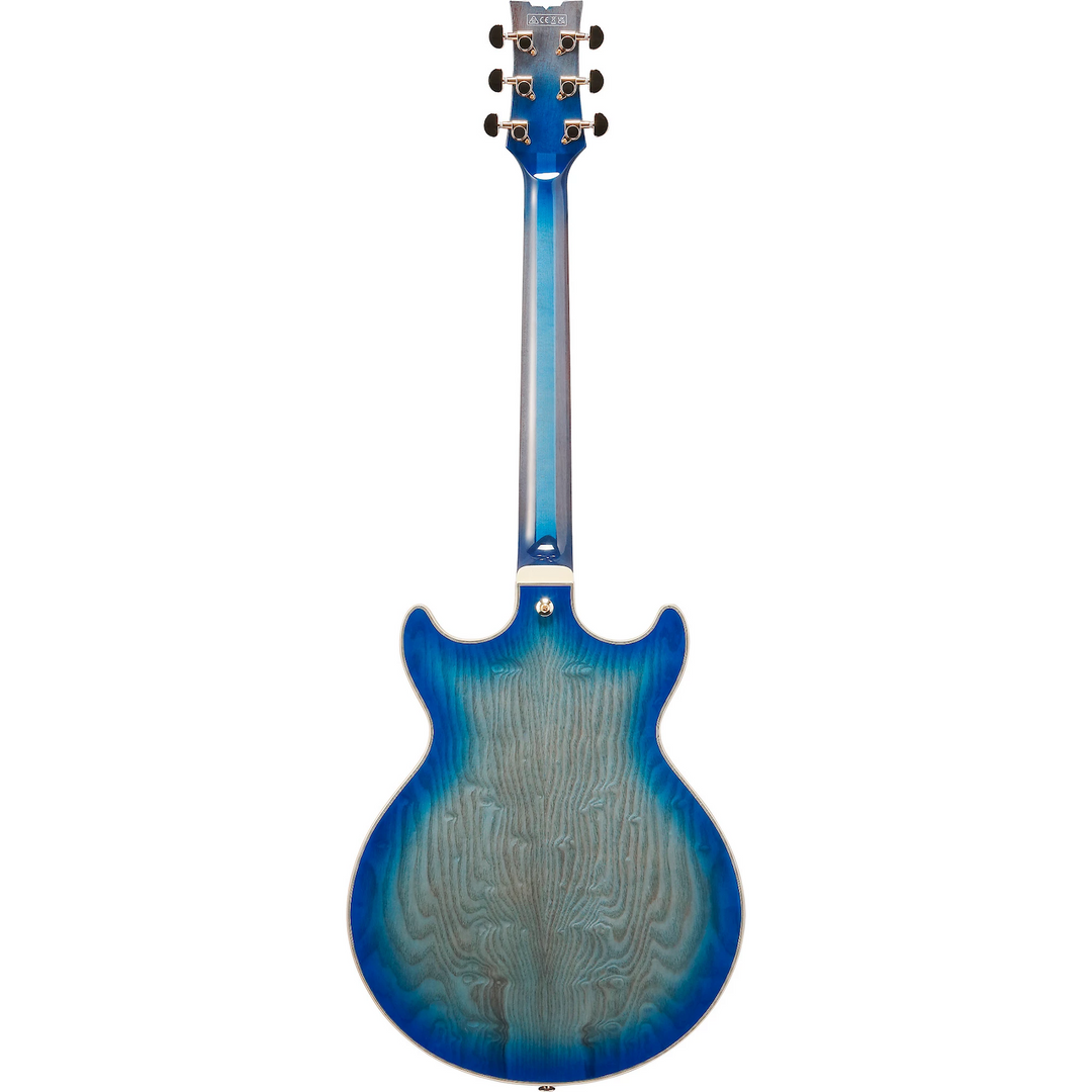 Ibanez AM93QAJBB AM Artcore Expressionist Semi-Hollow Electric Guitar (Jet Blue Burst)