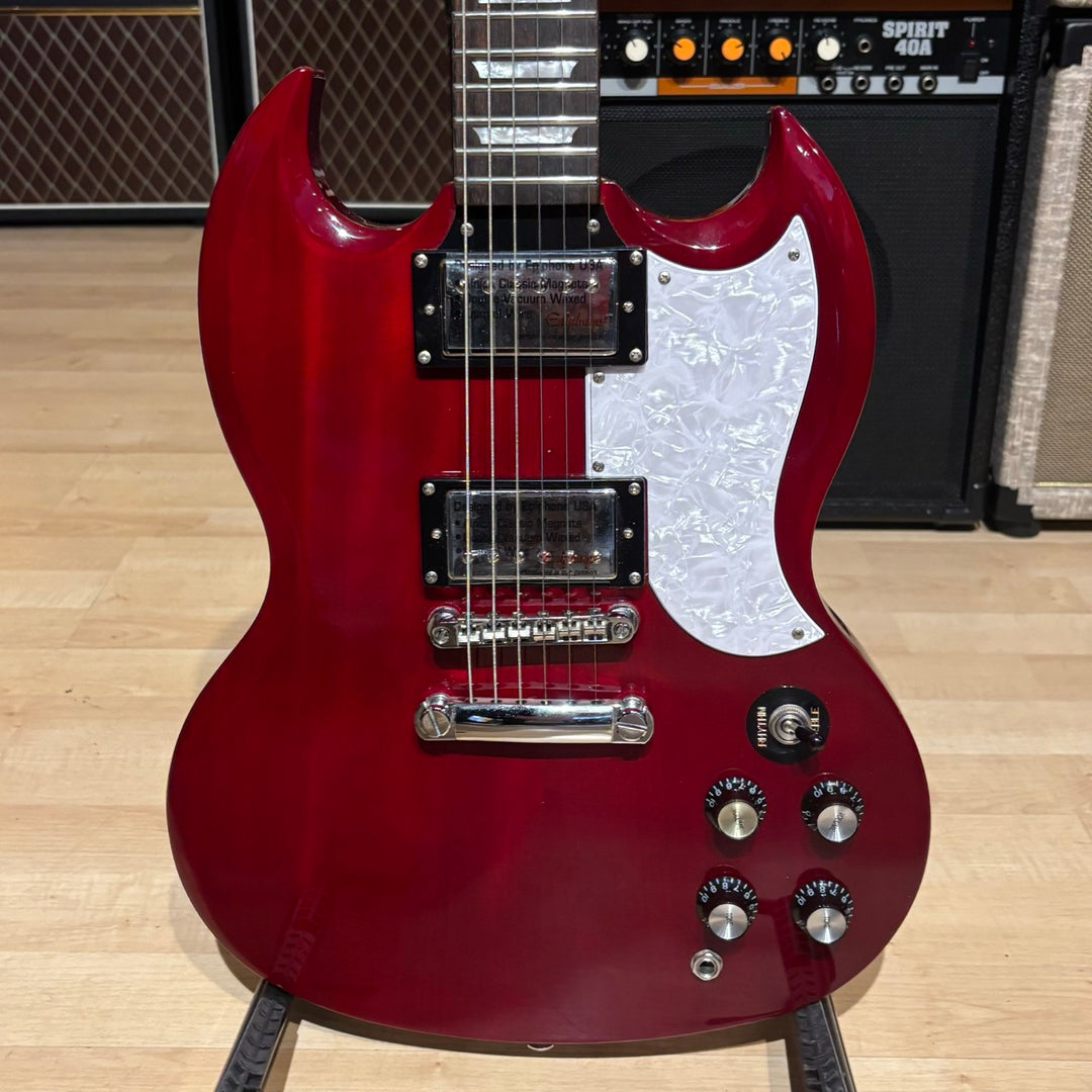 Epiphone - G400 SG STD '62 RI Vintage Cherry  w/ NEW Rouge Valley Gig Bag (2007) - USED