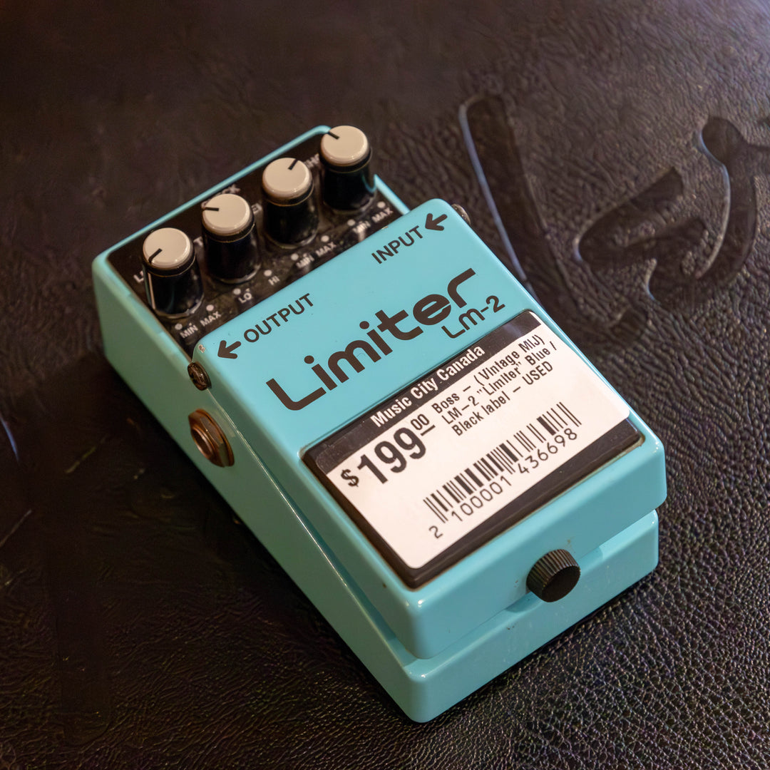 Boss - Vintage MIJ LM-2 Limiter-  Blue / Black label (1987) - USED
