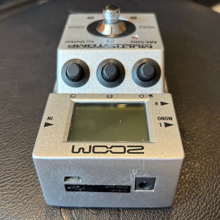 Zoom - Multi Stomp MS50G Stereo Multi FX Pedal w/ Box & User Guide - USED