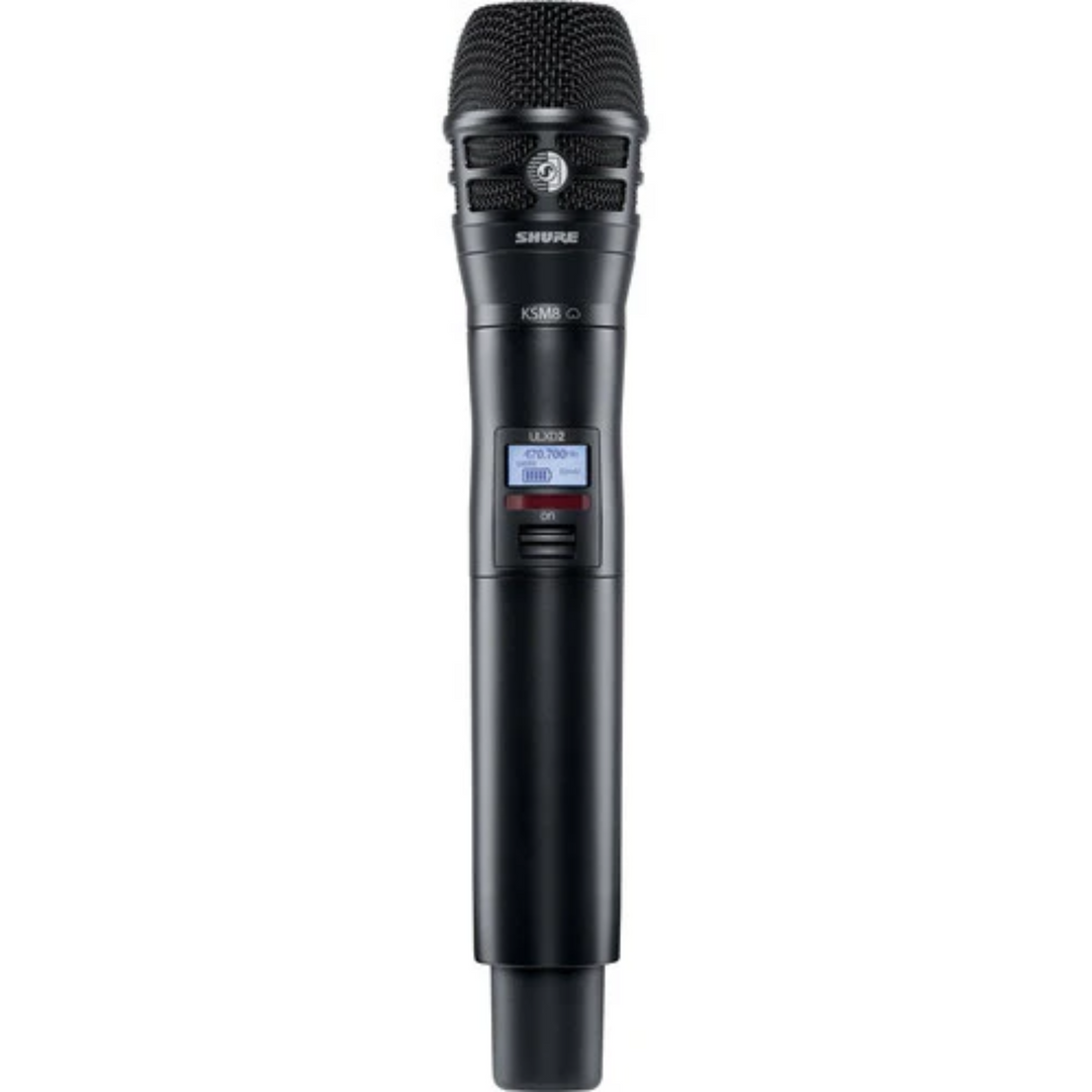 Shure ULXD2/K8B Digital Handheld Wireless Microphone Transmitter with KSM8 Capsule (G57: 470 to 608 MHz)