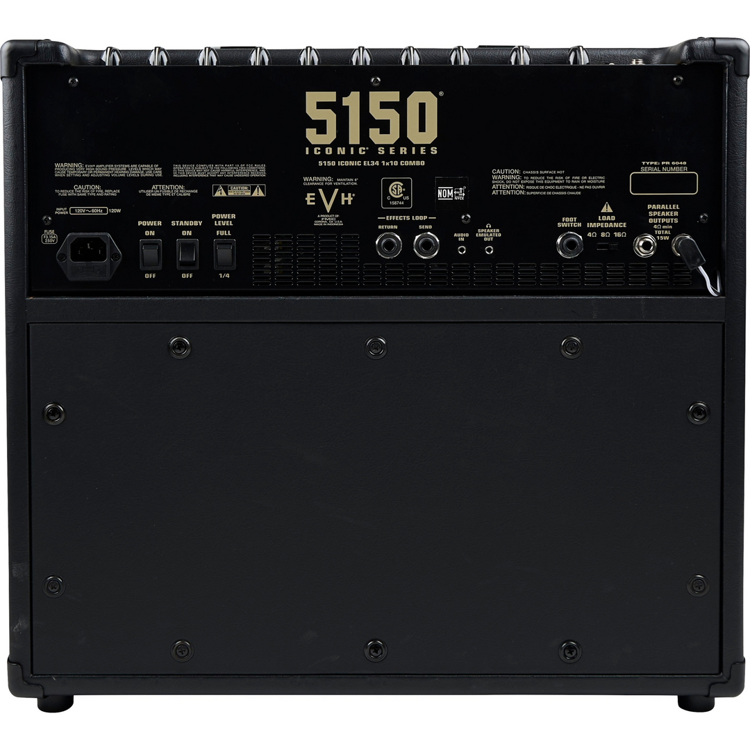 EVH 5150® Iconic® Series 15W EL34 1X10 Combo - Black 120V