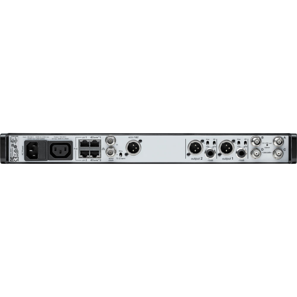 Shure AD4DUS-A Axient Digital Two-Channel Wireless Receiver 470 to 636 MHz