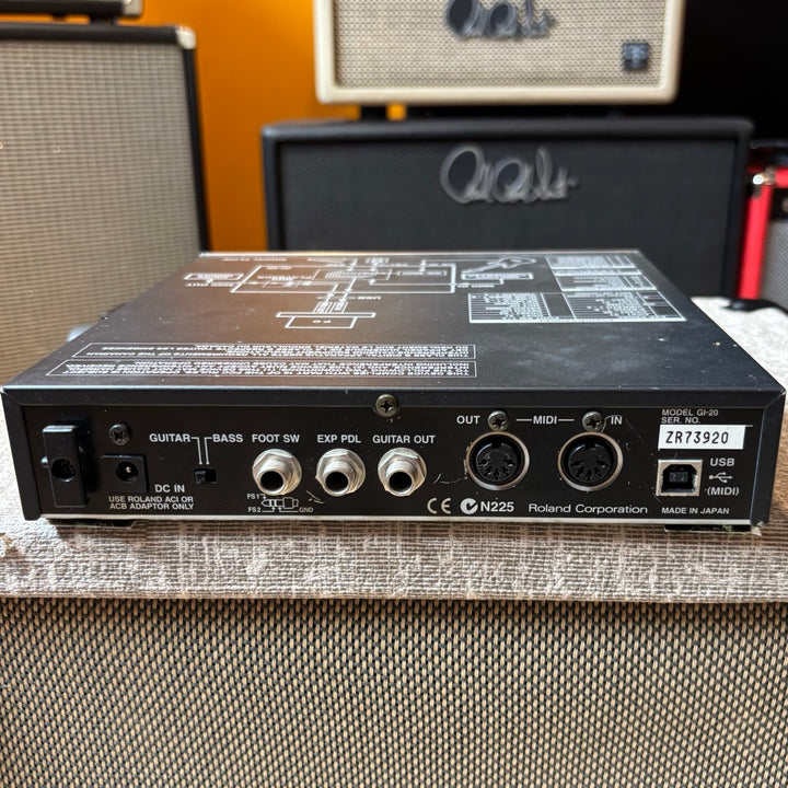 Roland - GI-20 GK MIDI Interface 1/2 Rack w/ Power Supply (2003) - USED