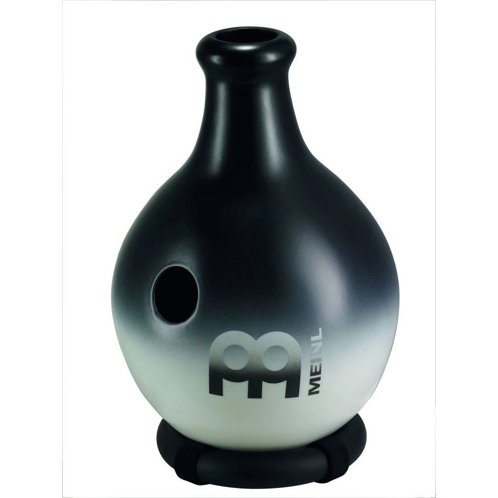 Meinl Fiberglass Liquid Ibo Drum Large, Black/White