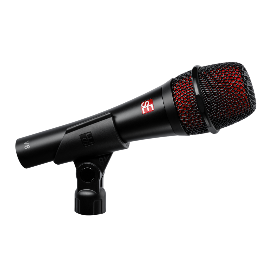 sE Electronics SE-V8BLACK SE V8 Premium Dynamic Handheld Vocal Microphone (Black)