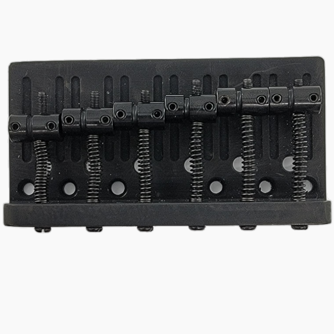 Allparts BB-3490 Economy Heavy Duty 6-String Bass Bridge Black