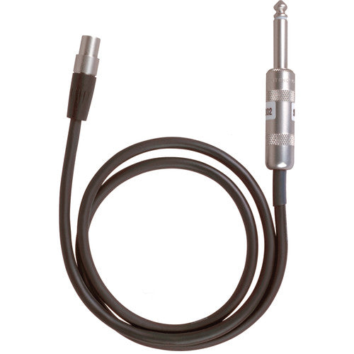 Shure WA302 Instrument Cable 1/4" plug and 4-pin mini connector (TA4F)