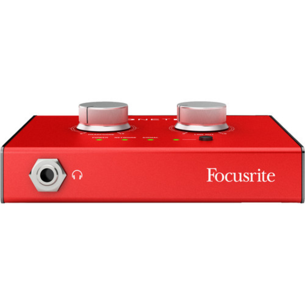 Focusrite RedNet AM2 Stereo Dante Headphone Amplifier and Line-Out Interface