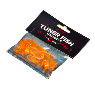 TFOR8- Tuner Fish Lug Locks- Orange 8 Pack