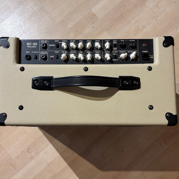 Roland - BC60 Blues Cube 60 Watt Solid State 112 GTR Combo (Large Box-Blonde) - USED