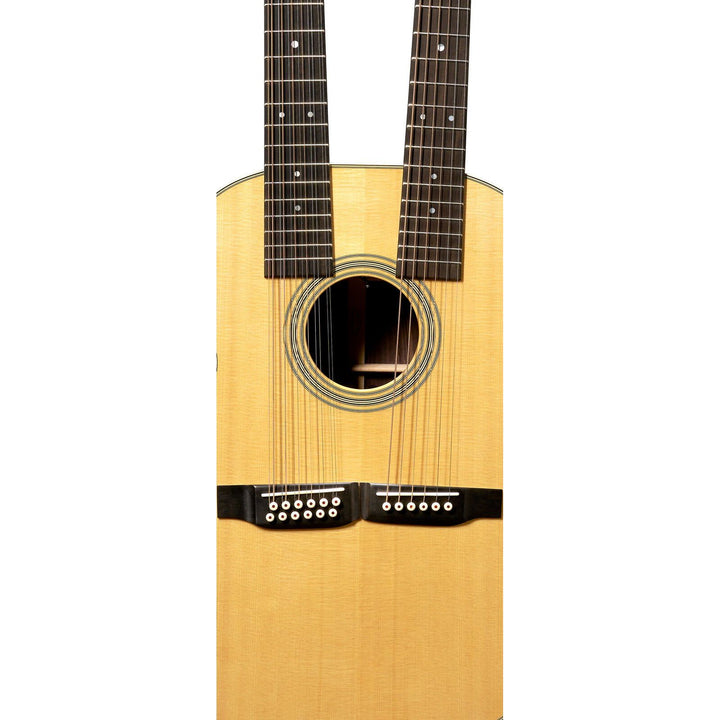Martin Grand J-28E DN Standard Series Doubleneck Acoustic-Electric Guitar - Aging Toner
