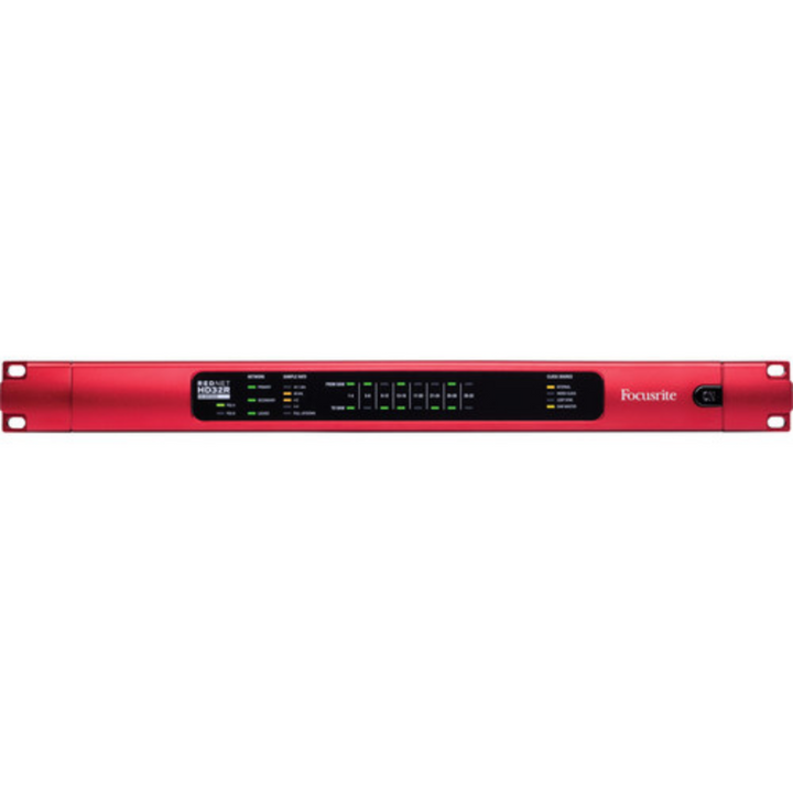Focusrite RedNet HD32R 32-Channel Dante Networks Pro Tools | HD Bridge