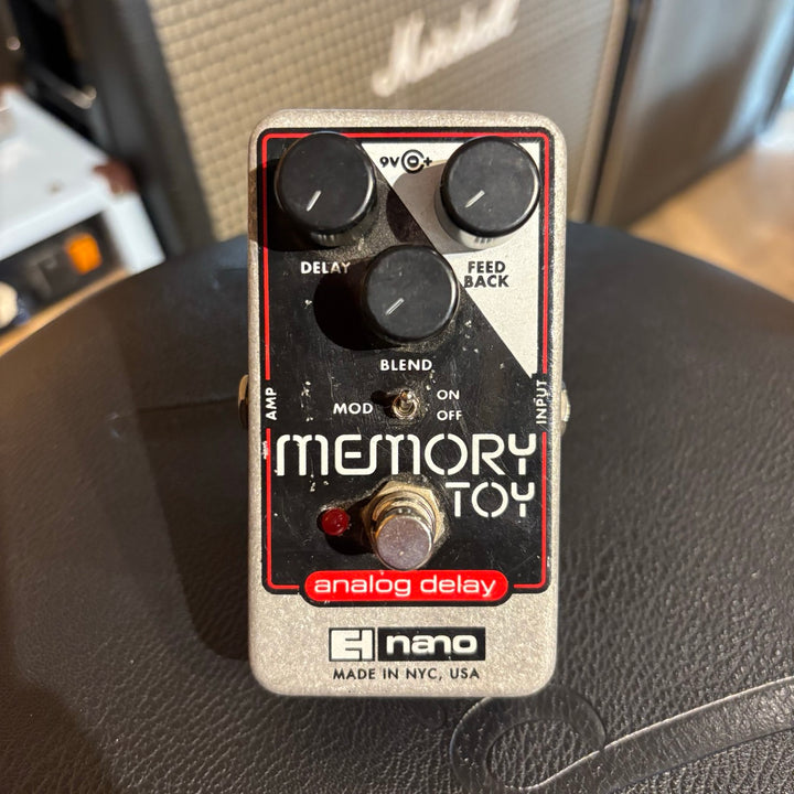 Electro Harmonix - Memory Toy  NANO Analog Delay - Echo & Chorus Pedal ( No Box) - USED
