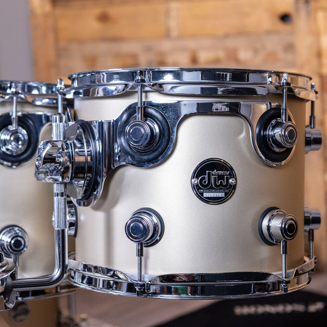 DW Performance Series 4-Piece Shell Pack - Hard Satin Lacquer - Gold Mist