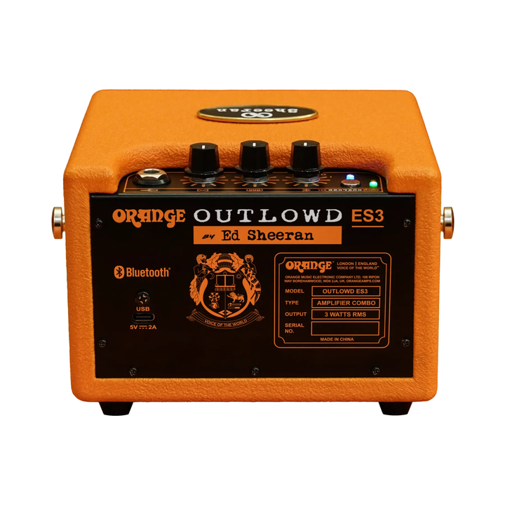 Orange ES-3 Outlowd Ed Sheeran Bluetooth Speaker and Acoustic Mini Amp