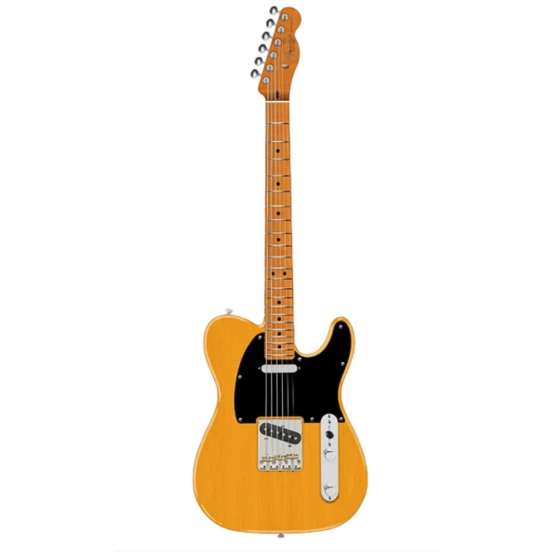 Fender Limited Edition American Professional Classic Telecaster Electric Guitar Roasted Maple Fingerboard (Butterscotch Blonde)