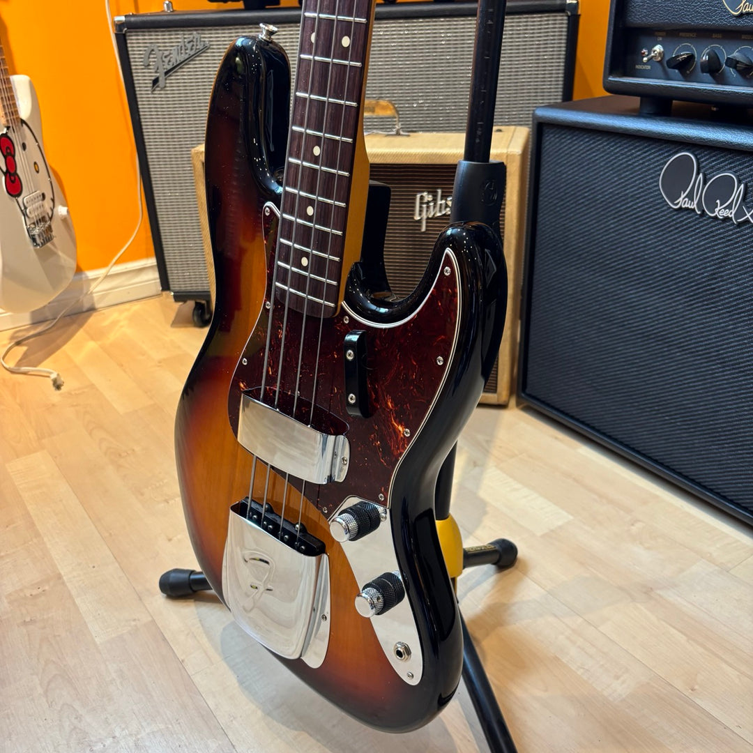 Fender - AVRI 60's Jazz Bass 3-TSB Rosewood  w/OHSC & Case Candy ( MINT 2011) - USED