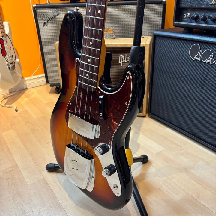 Fender - AVRI 60's Jazz Bass 3-TSB Rosewood  w/OHSC & Case Candy ( MINT 2011) - USED