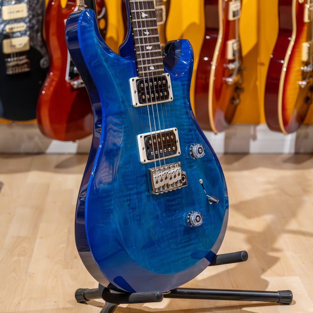 PRS S2 Custom 24 (Lake Blue Burst) 112818::LB: