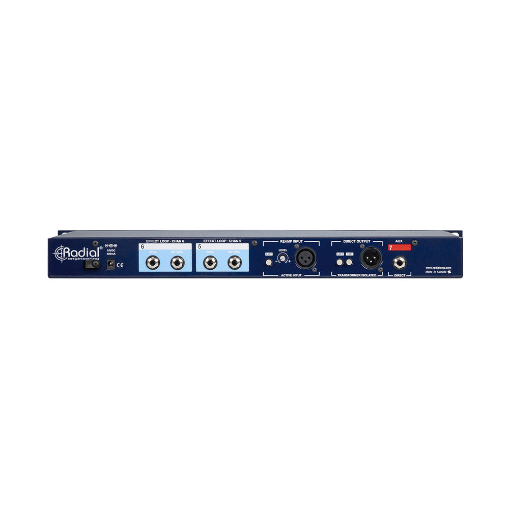 Radial JD-7 - 1x7 Guitar Signal Distribution Amplifier