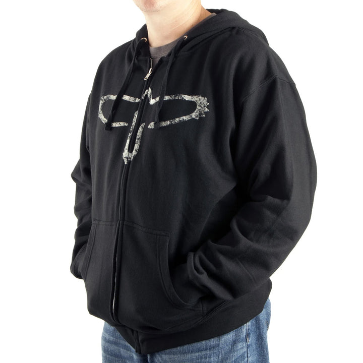 PRS Hoodie 12th Fret Bird Silhouette Full-Zip (Black)
