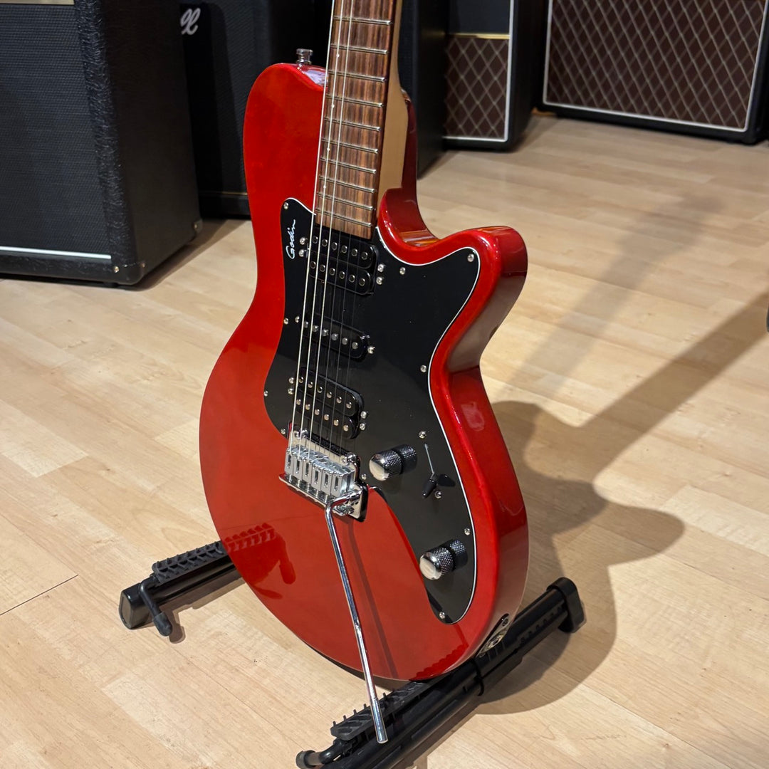 Godin - SD-XT HSH Trans Cherry Electric w/ Ibanez HH P-ups Godin MID P-up (No Case Or Bag-2004) - USED