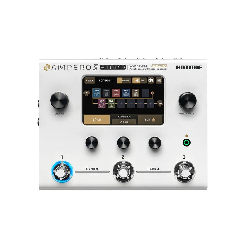 Hotone MP-300 Ampero II Stomp Modeler and Effects Processor