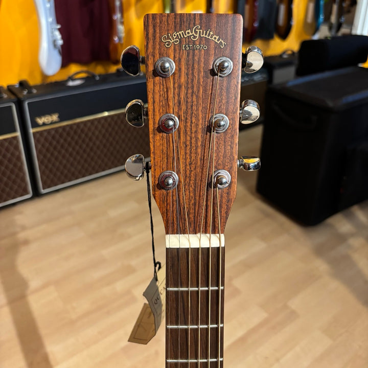 Sigma - D28L Left Handed w/ Hard Shell Case (Natural  Spruce & Rosewood - MINT - 2014) - USED