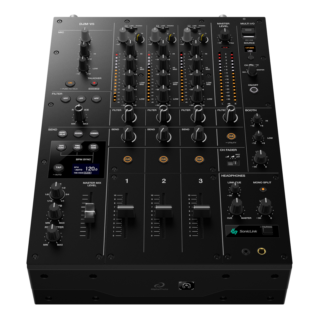 AlphaTheta DJM-V5 Compact 3-channel mixer