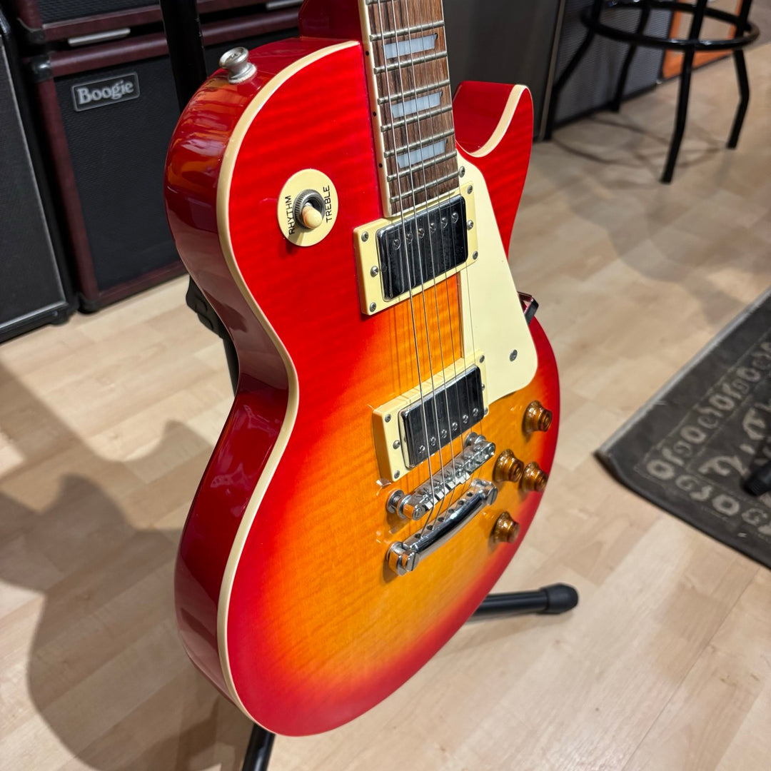 Epiphone - Les Paul STD FM Top - Cherry  Sunburst w/ HD Case (1998) - USED