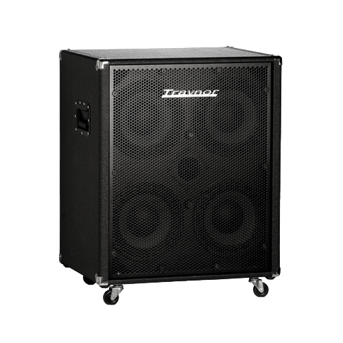 800-watt 4x10" bass cabinet with horn at 4 ohms. Full-sized cabinet built for high-volume live applications.