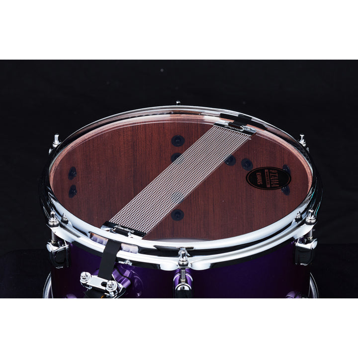Tama LBU127CGPP- Tama S.L.P. 12 x 7  Bubinga "Artist Model" Snare Drum Galactic Purple