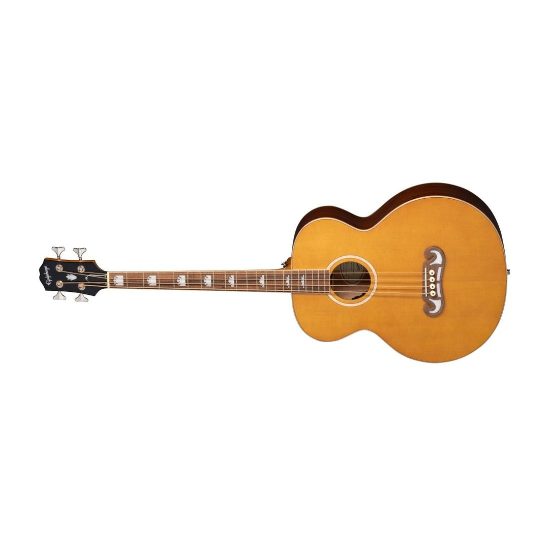 Epiphone El Capitan J-200 Studio Bass, Left-Handed - Aged Vintage Natural